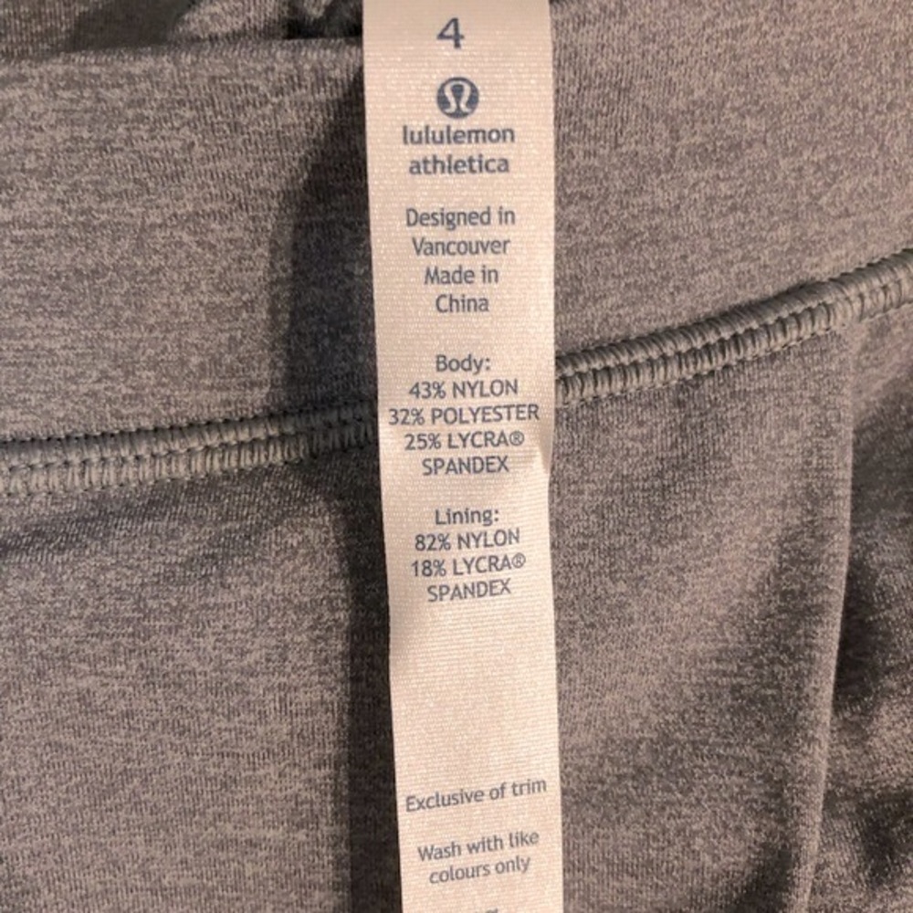 Lululemon retreat Yogi cropped pants gray 4 - Picture 9 of 11